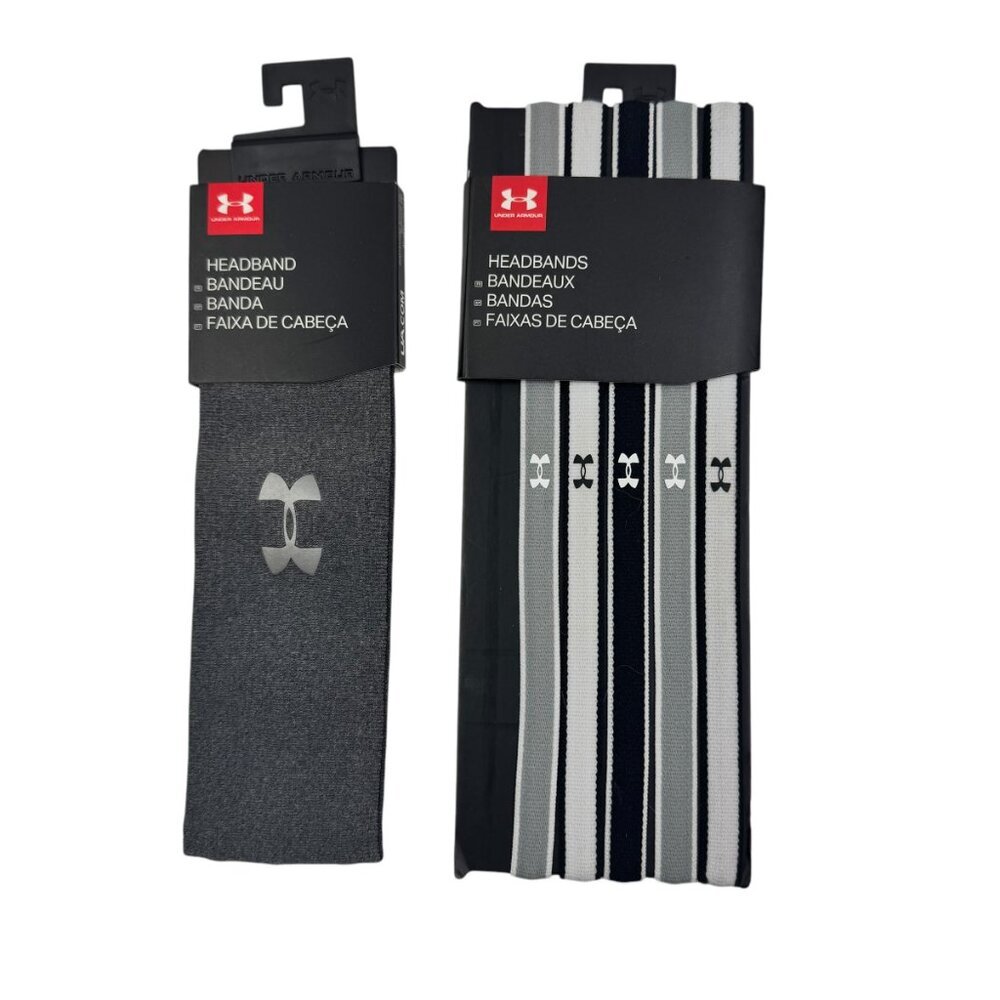 Under Armour Stretchy Performance/Sports/Activewear Headbands Bundle